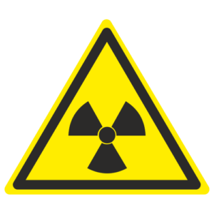 Знак "Опасно. Радиоактивные вещества или ионизирующее излучение" (W 05)