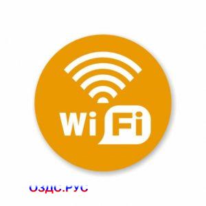 Наклейка Wi-Fi сеть