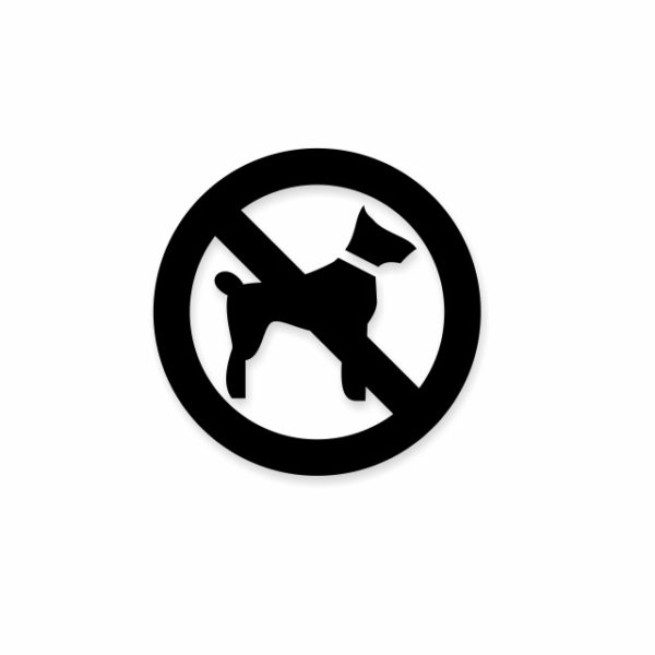 Знак «Запрещен вход с животными»