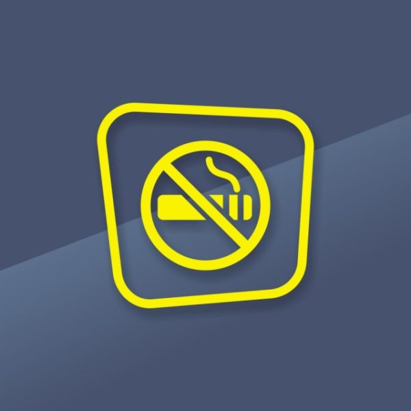 Наклейка «Курение запрещено»