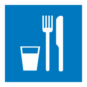 Знак "Пункт (место) приема пищи" (D 01)