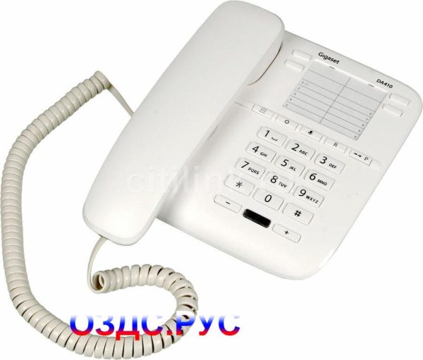Проводной телефон Siemens Gigaset DA410 (белый)