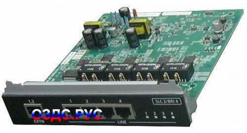 Panasonic KX-NS0280X 4-портовая плата цифровых интерфейсов BRl / 2-портовая плата ТА (SLC2/BRI4)