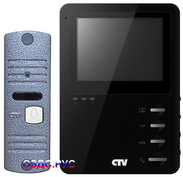 Комплект цветного видеодомофона CTV-DP1400M (W/B)