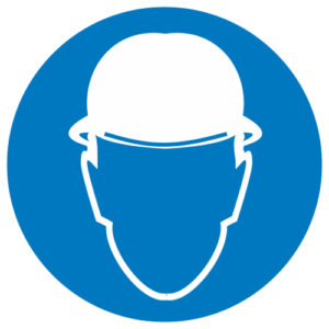 Знак "Работать в защитной каске (шлеме)" (M 02)